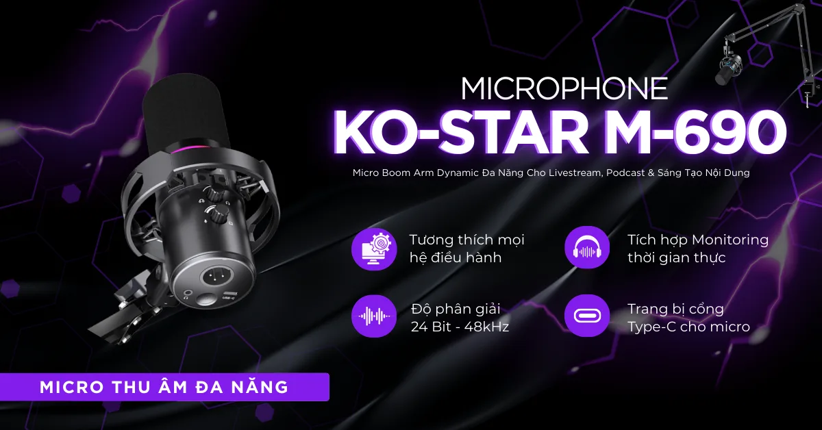 Micro KO star M690 — ảnh minh họa